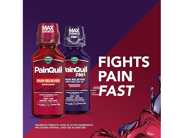 Vicks PainQuil and PainQuil PM Pain Relief Liquid