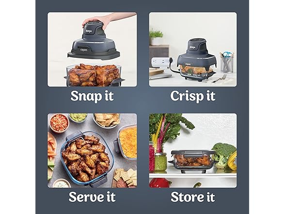 Ninja Crispi 4-in-1 Glass Air Fryer