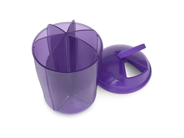 EZY DOSE Vitamin Organizer, 6 Large CompartmentS