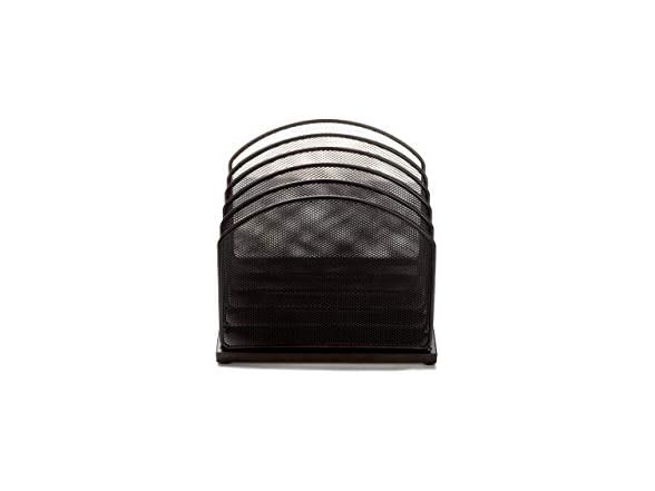 Mind Reader Vertical File Storage Black