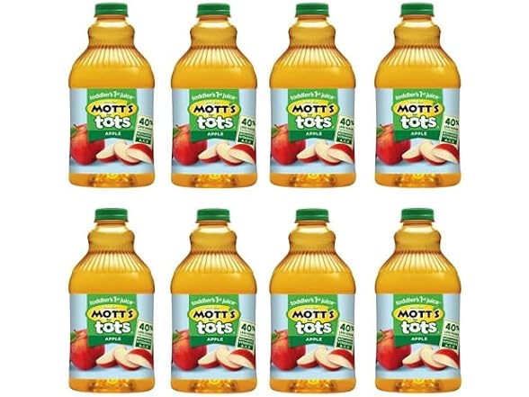 Motts For Tots Apple Juice 64 Fl Oz Bottle