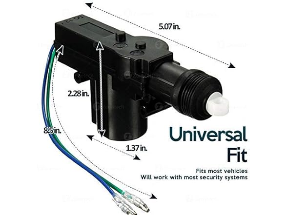 Zone Tech GA0032 Door Lock Actuator 2 pack