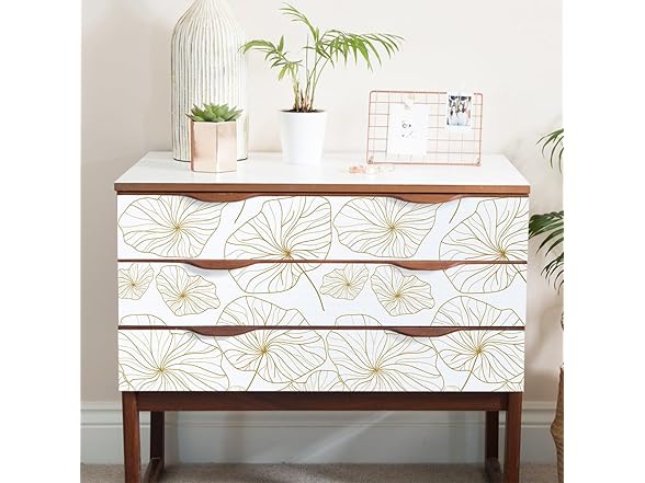 Nukofal Nukofal Gold Peel and Stick Wallpaper L