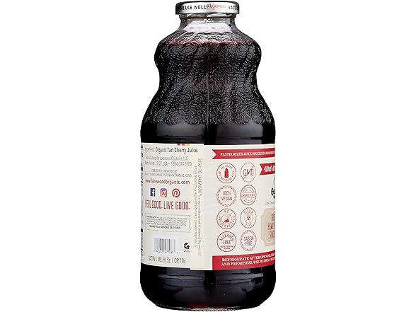 Lakewood, Organic Pure Cherry Tart Juice