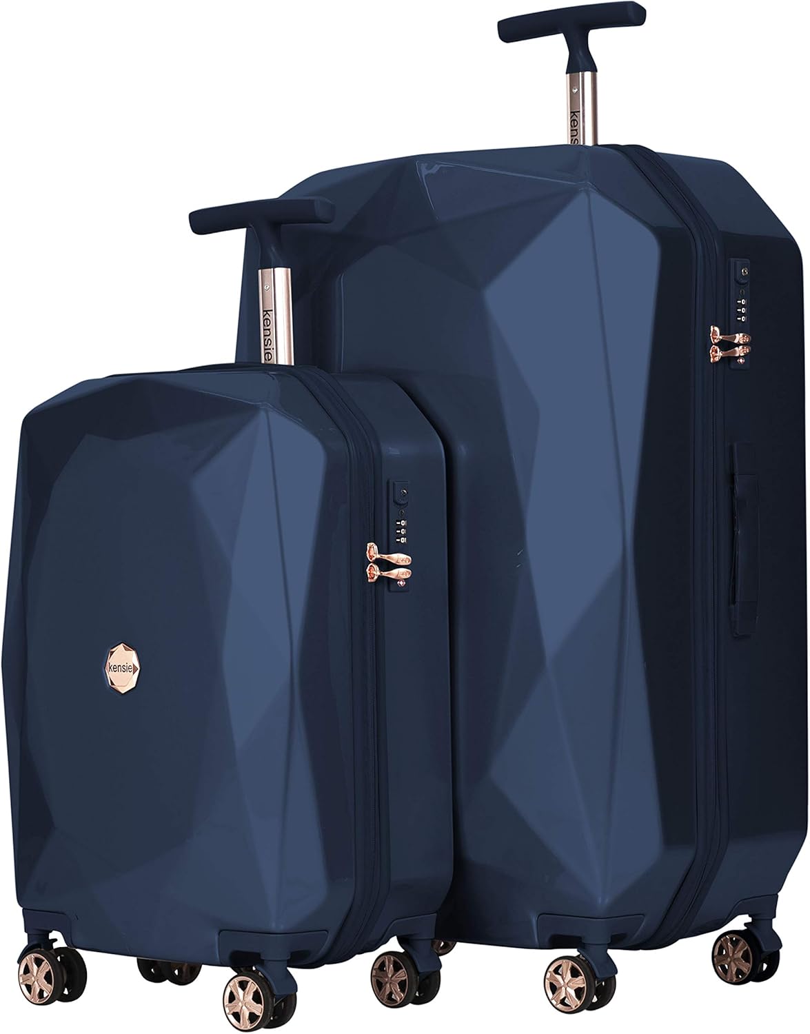 kensie Women's Gemstone Luggage 2pc Set - Gallery 7