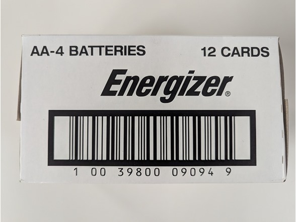 (48 Batteries) Energizer MAX AA Alkaline Batteries