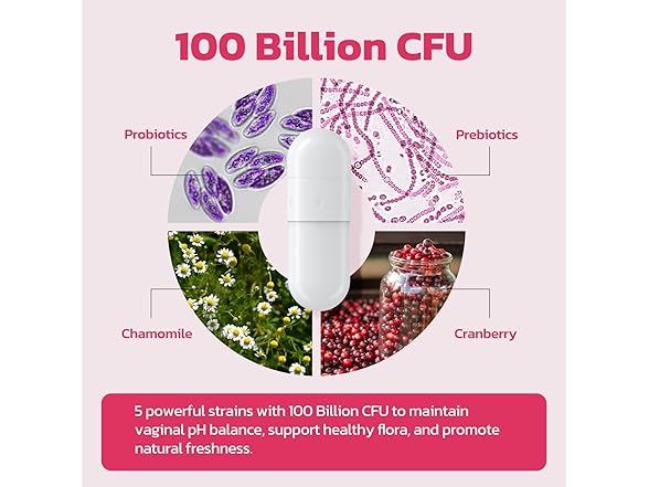 VIVI Youth Vaginal Probiotics 60 Capsules