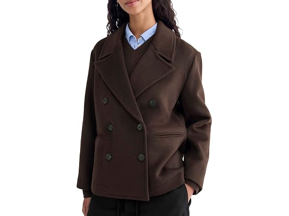 Everlane ReWool Short Peacoat - Gallery 5