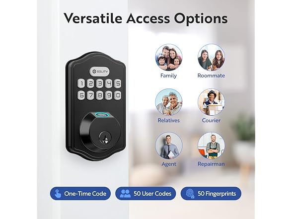 Solity Smart Digital Electronic Deadbolt