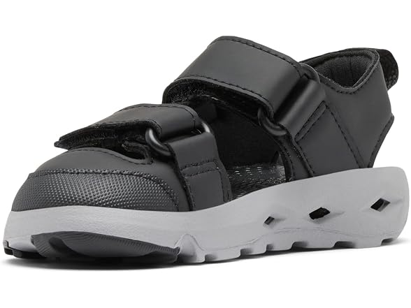 Columbia Youth Techsun Adventure PT, Black/White, 6