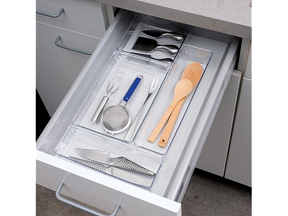 Oggi Clear Drawer Organizer - 6" X 6.25"