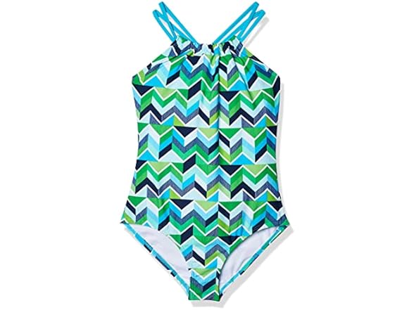 Ruby Navy/ Green Chevron