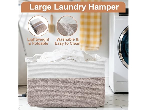 ClenClever 75L Extra Large Laundry Hamper