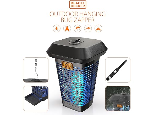 BLACK+DECKER Bug Zapper- Mosquito Repellent