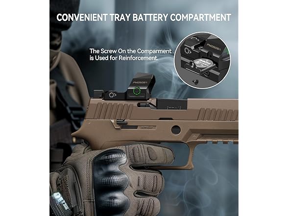 VOTATU PMD506-G Multiple Reticle Green Dot Sight