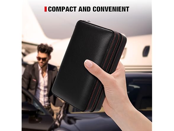 CHFG Leather Cigar Cases (Black)
