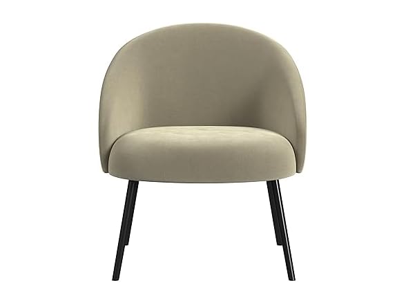 Homepop Upholstered Velvet Accent Chair
