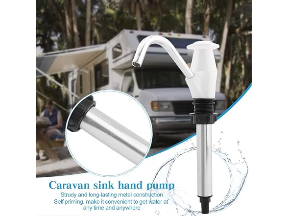 Kakalote Sink Water Hand Pump, Double Action