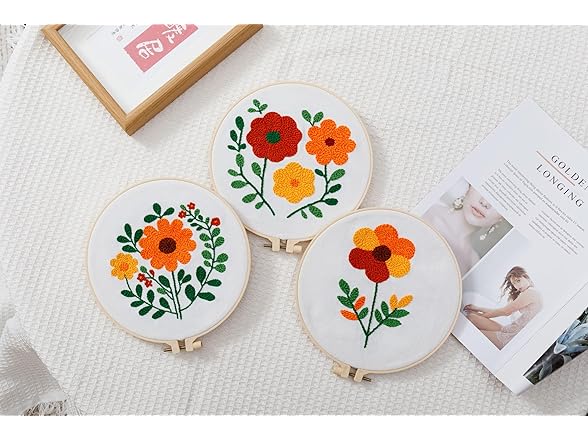 Looples 2 Set Punch Needle Embroidery Kit