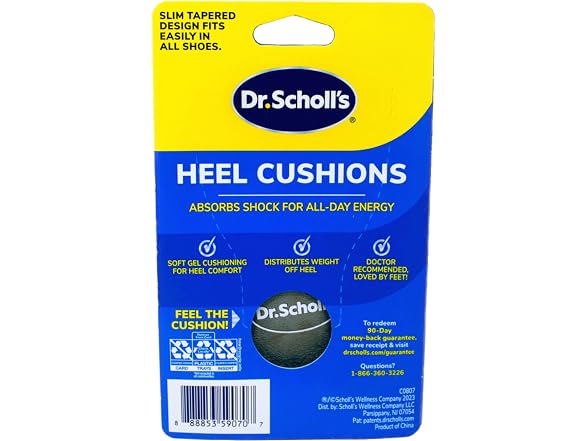 Dr Scholls Massaging Gel Heel Cushions Womens