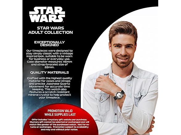 Disney Star Wars Mandalorian Watch Mens