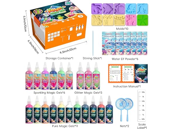 Timetome DIY Squishy Maker Kit Kids 3+