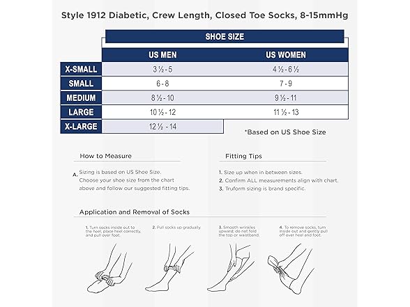Truform Medical Compression Socks