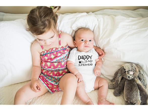 AW Fashions Boys (Newborn) Daddy My Baby Bodysuit