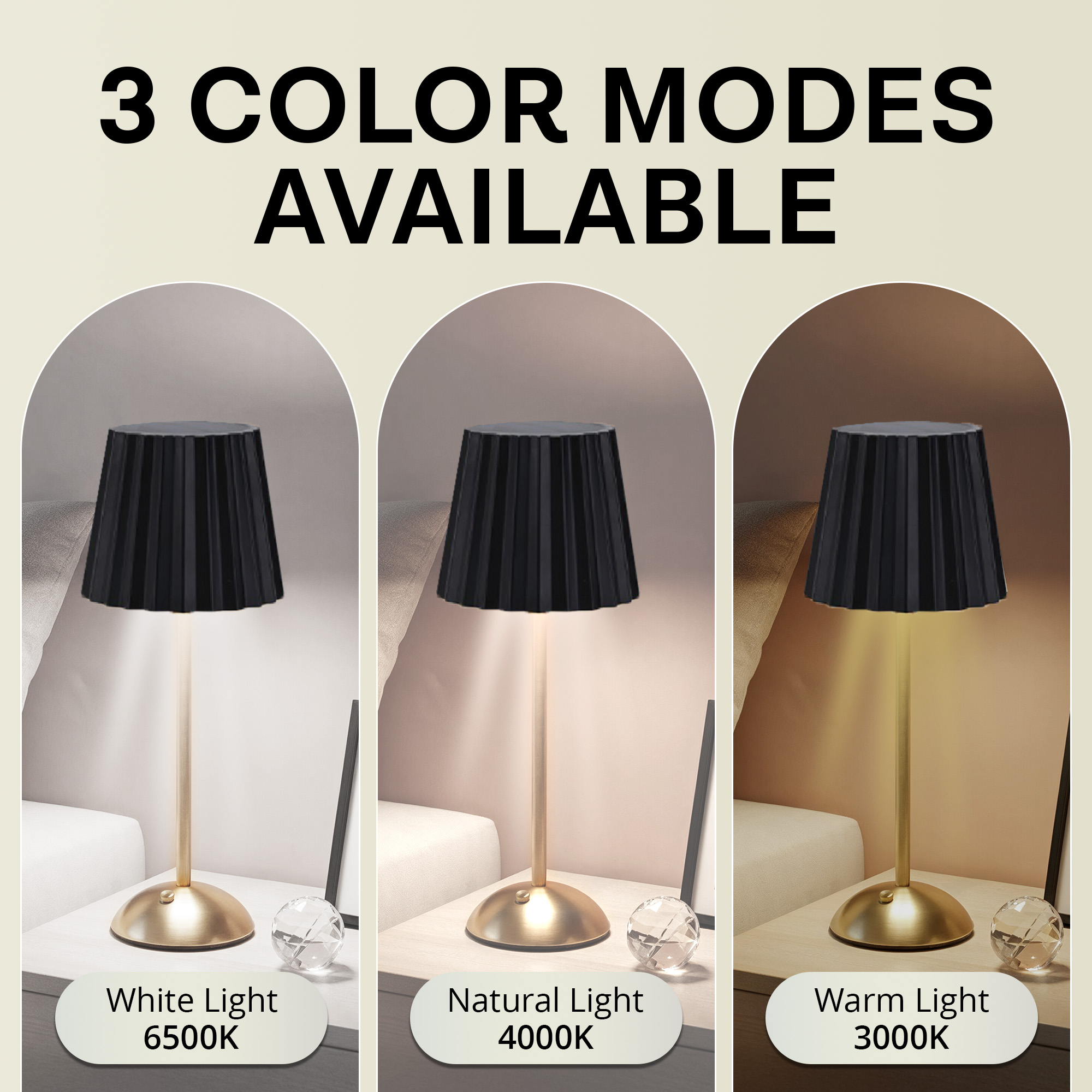 Solar Wide Pleated Lamp - Gallery 17