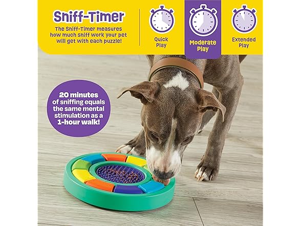 Brightkins Color Wheel Treat Puzzle & Lick Mat