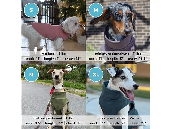 Gooby Zip-Up Microfiber Fleece Dog Sweater,