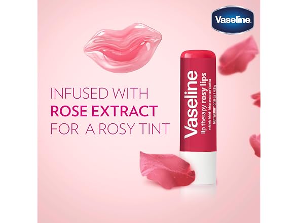 Vaseline Lip Therapy Rosy Balm 0.16oz