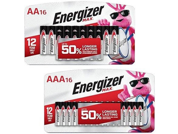 Energizer MAX AA & AAA Batteries Combo