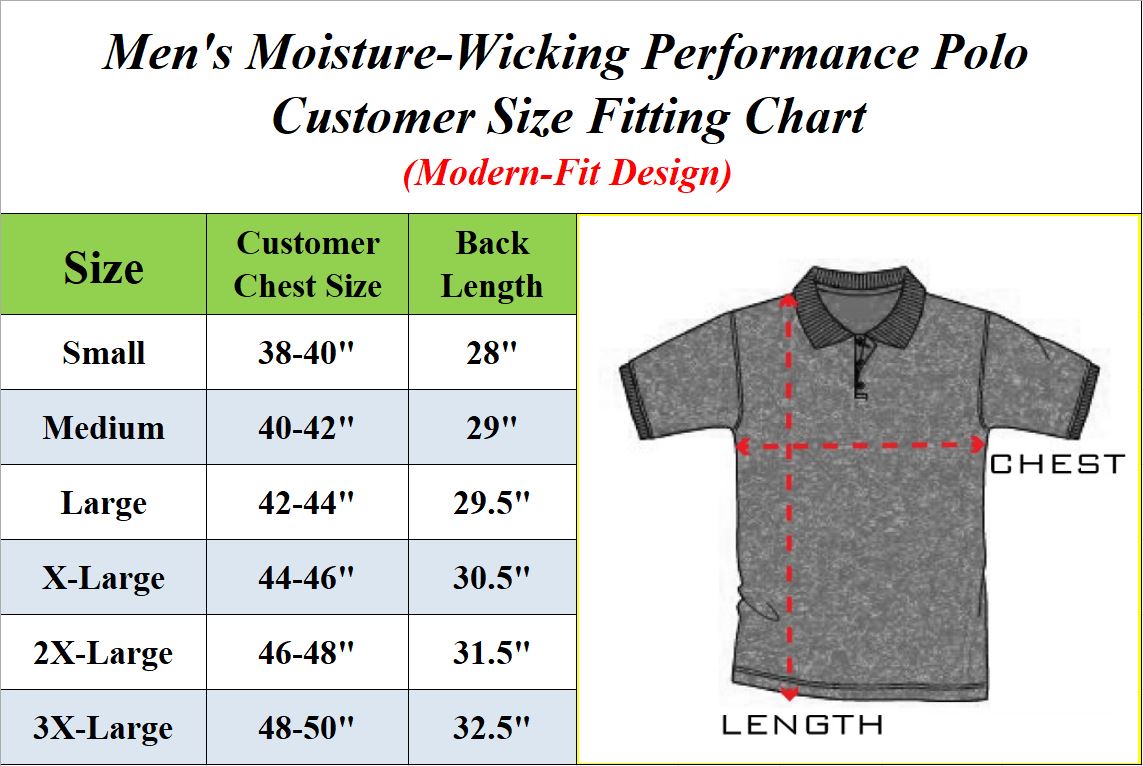 6Pk Mens Short Sleeve Performance Polos - Gallery 10