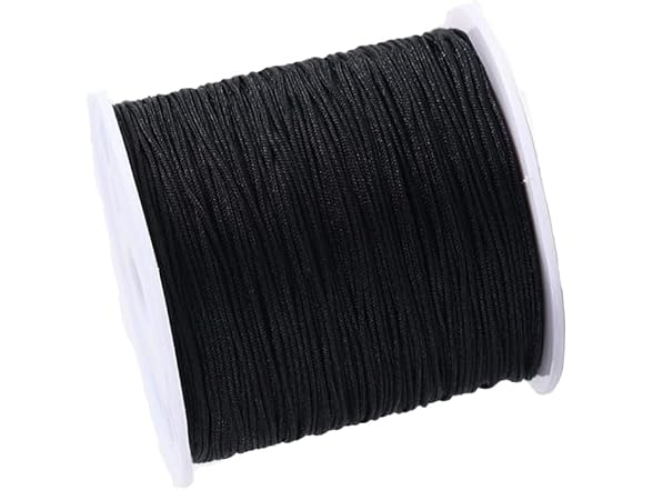 1mm x 100 Yd Nylon Cord, Braided Thread Trim - Gallery 2