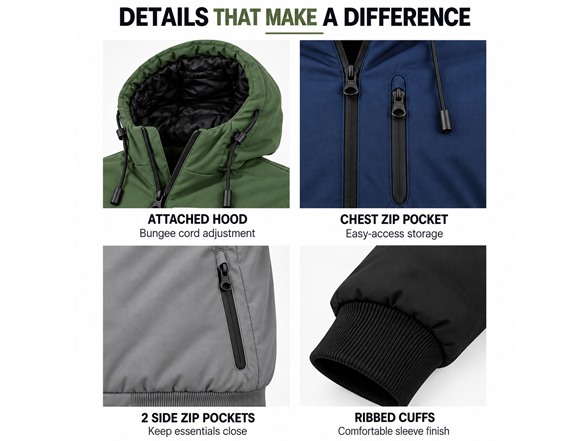 Mens Heavyweight Tech Jacket