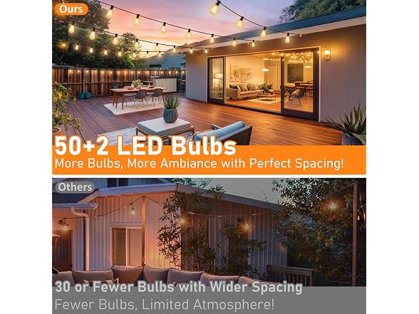Bosceos 100FT Solar String Lights