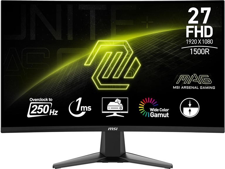 MSI 27" FHD Curved Gaming Monitor | MAG27C6X