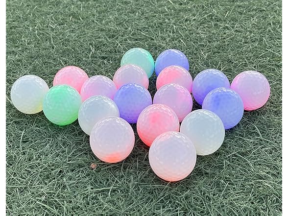 Ctysit LED Golf Balls - 6 Pack Glow in The DarK