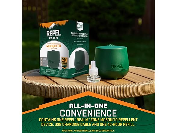 Repel Realm Zone Mosquito Repellent Device