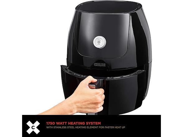 CRUX 6 Qt Digital Air Fryer