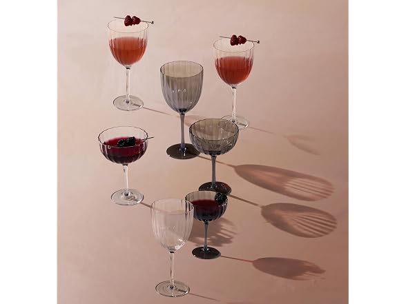 Lenox Curva Luxe All-Purpose Wine Glasses, 18oz, Set of 4
