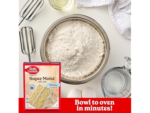 Betty Crocker Vanilla Cake Mix 13.25 oz