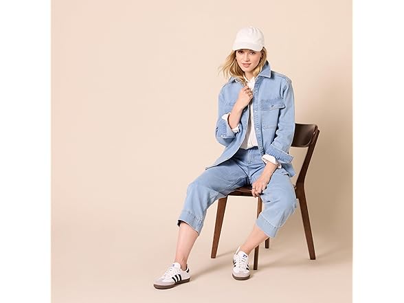 AE Womens OversizedFit Denim Shirt Jkt
