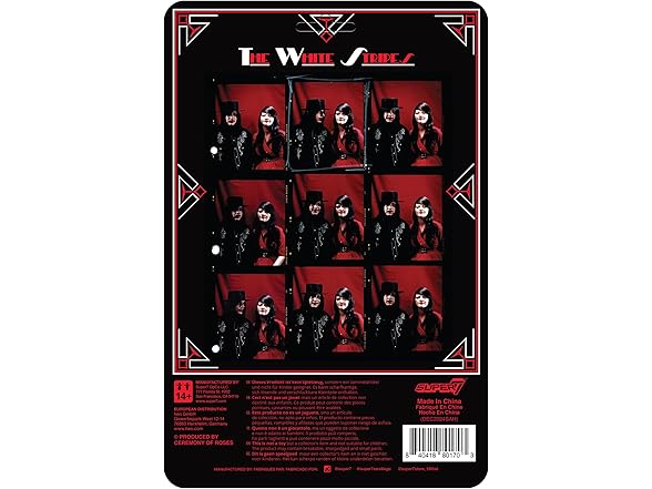 Super7 White Stripes Reaction Figures