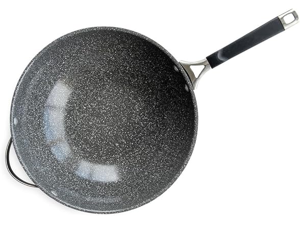 Nordic Ware Verde Ceramic Nonstick 12 Inch Wok