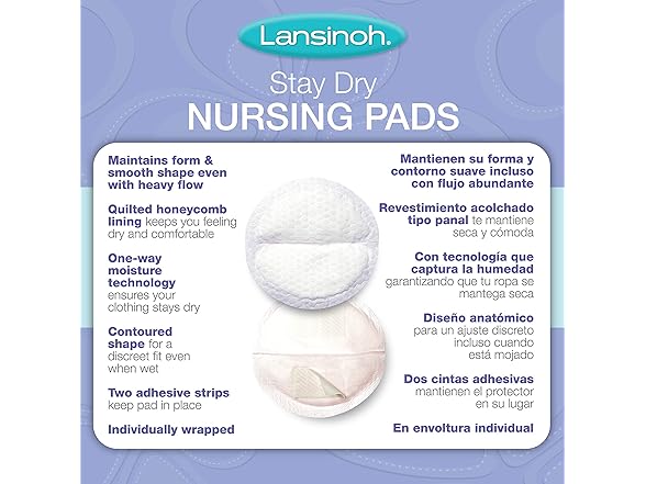 Lansinoh Stay Dry Nursing Pads