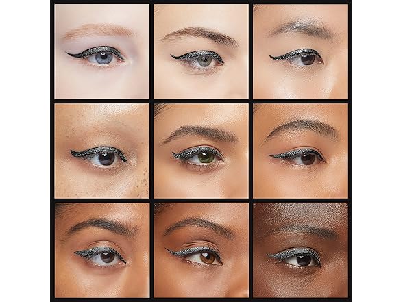 Pinkiou 6Pcs Eyeliner Stamp Pen Set