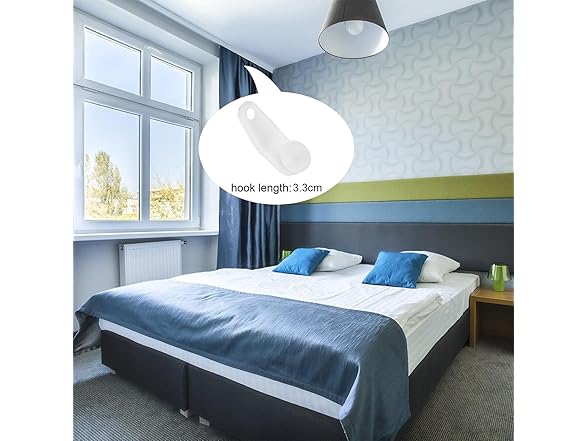 100pcs Curtain Track Glider Hooks