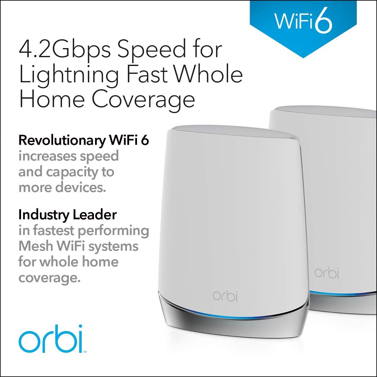 Netgear Orbi Tri-Band Mesh Wi-Fi 6 System (Open Box) - Gallery 13